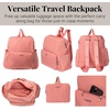 image:imageBaggallini Womens Carryall Packable Backpack BlackTerracotta
