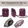 image:imageBaggallini Womens Essential Mini Crossbody BagMulberry