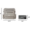 image:imageBaggallini Womens Lets Escape Crossbody BagSterling Shimmer