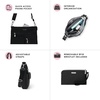 image:imageBaggallini Womens Modern Everywhere Slim CrossbodyBlack Cheetah Emboss