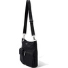 image:imageBaggallini Womens Modern Everywhere Slim CrossbodyBlack Cheetah Emboss