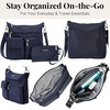 image:imageBaggallini Womens Modern Everywhere Slim CrossbodyFrench Navy