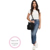 image:imageBaggallini Womens Modern Everywhere Slim CrossbodySilver Metallic Quilt