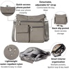 image:imageBaggallini Womens Modern Everywhere Slim CrossbodySterling Shimmer