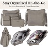 image:imageBaggallini Womens Modern Everywhere Slim CrossbodySterling Shimmer