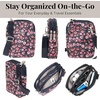 image:imageBaggallini Womens Modern Take Two Rfid CrossbodyAutumn Peony