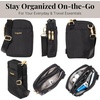 image:imageBaggallini Womens Modern Take Two Rfid CrossbodyBlack W Gold Hardware