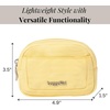 image:imageBaggallini Womens Pocket Cosmetic  Lightweight Bag  Travel Essentials Makeup Organizer MiniButter Yellow