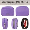 image:imageBaggallini Womens Pocket Cosmetic  Lightweight Bag  Travel Essentials Makeup Organizer MiniLavender Surf