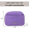 image:imageBaggallini Womens Pocket Cosmetic  Lightweight Bag  Travel Essentials Makeup Organizer MiniLavender Surf