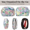 image:imageBaggallini Womens Pocket Cosmetic  Lightweight Bag  Travel Essentials Makeup Organizer MiniMeadow Print