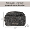 image:imageBaggallini Womens Pocket Cosmetic  Lightweight Bag  Travel Essentials Makeup Organizer MiniMidnight Blossom