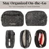 image:imageBaggallini Womens Pocket Cosmetic  Lightweight Bag  Travel Essentials Makeup Organizer MiniMidnight Blossom