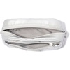 image:imageBaggallini Womens Pocket Cosmetic  Lightweight Bag  Travel Essentials Makeup Organizer MiniSilver Metallic