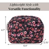 image:imageBaggallini Womens Pocket Cosmetic  Lightweight Bag  Travel Essentials Makeup OrganizerAutumn Peony