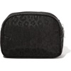 image:imageBaggallini Womens Pocket Cosmetic  Lightweight Bag  Travel Essentials Makeup OrganizerBlack Cheetah Emboss