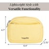 image:imageBaggallini Womens Pocket Cosmetic  Lightweight Bag  Travel Essentials Makeup OrganizerButter Yellow
