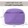 image:imageBaggallini Womens Pocket Cosmetic  Lightweight Bag  Travel Essentials Makeup OrganizerLavender Surf