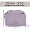 image:imageBaggallini Womens Pocket Cosmetic  Lightweight Bag  Travel Essentials Makeup OrganizerLilac