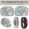 image:imageBaggallini Womens Pocket Cosmetic  Lightweight Bag  Travel Essentials Makeup OrganizerMeadow Print