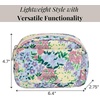 image:imageBaggallini Womens Pocket Cosmetic  Lightweight Bag  Travel Essentials Makeup OrganizerMeadow Print