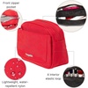 image:imageBaggallini Womens Pocket Cosmetic  Lightweight Bag  Travel Essentials Makeup OrganizerScarlet