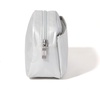 image:imageBaggallini Womens Pocket Cosmetic  Lightweight Bag  Travel Essentials Makeup OrganizerSilver Metallic