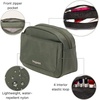 image:imageBaggallini Womens Pocket Cosmetic  Lightweight Bag  Travel Essentials Makeup OrganizerThyme