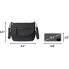 image:imageBaggallini Womens Pocket Crossbody 20 With Rfid  PocketBlack