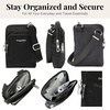 image:imageBaggallini Womens Securtex Antitheft Activity Crossbody BagBlack Cheetah
