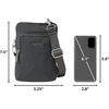 image:imageBaggallini Womens Securtex Antitheft Activity Crossbody BagCharcoal