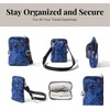 image:imageBaggallini Womens Securtex Antitheft Activity Crossbody BagInk Hydrangea