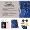 image:imageBaggallini Womens Securtex Antitheft Activity Crossbody BagInk Hydrangea