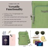 image:imageBaggallini Womens Securtex Antitheft Activity Crossbody BagMoss