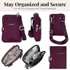 image:imageBaggallini Womens Securtex Antitheft Activity Crossbody BagMulberry