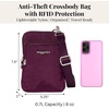 image:imageBaggallini Womens Securtex Antitheft Activity Crossbody BagMulberry