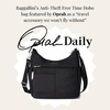 image:imageBaggallini Womens Securtex Antitheft Free Time Crossbody BagBlack