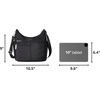 image:imageBaggallini Womens Securtex Antitheft Free Time Crossbody BagBlack
