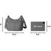 image:imageBaggallini Womens Securtex Antitheft Free Time Crossbody BagCharcoal