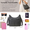 image:imageBaggallini Womens Securtex Antitheft Free Time Crossbody BagCharcoal
