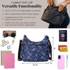 image:imageBaggallini Womens Securtex Antitheft Free Time Crossbody BagIndigo Petal