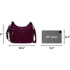 image:imageBaggallini Womens Securtex Antitheft Free Time Crossbody BagMulberry