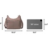 image:imageBaggallini Womens Securtex Antitheft Free Time Crossbody BagPortobello