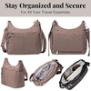 image:imageBaggallini Womens Securtex Antitheft Free Time Crossbody BagPortobello