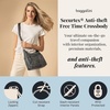 image:imageBaggallini Womens Securtex Antitheft Free Time Crossbody BagPortobello