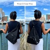 image:imageBaggallini Womens Securtex Antitheft Vacation Convertible SlingCharcoal