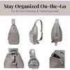 image:imageBaggallini womens Central Park SlingSteel Grey Twill