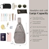 image:imageBaggallini womens Central Park SlingSteel Grey Twill