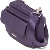 image:imageBaggallini womens Modern Double Zip CrossbodyDeep Grape Twill