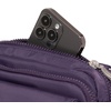image:imageBaggallini womens Modern Double Zip CrossbodyDeep Grape Twill